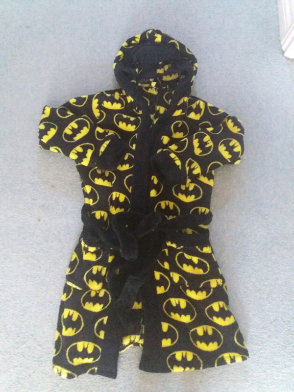 boys batman dressing gown